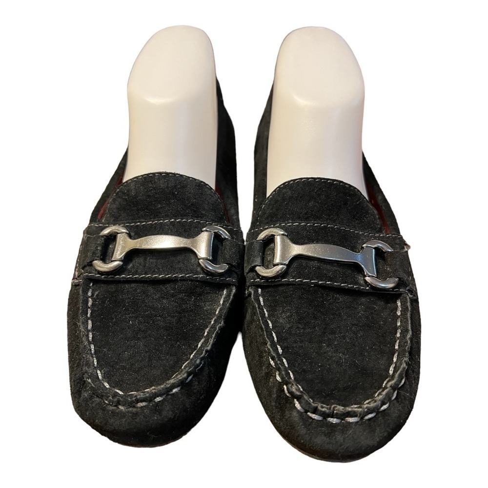 Cynthia Rowley Seeker Black Suede Driving Shoes Size 9M